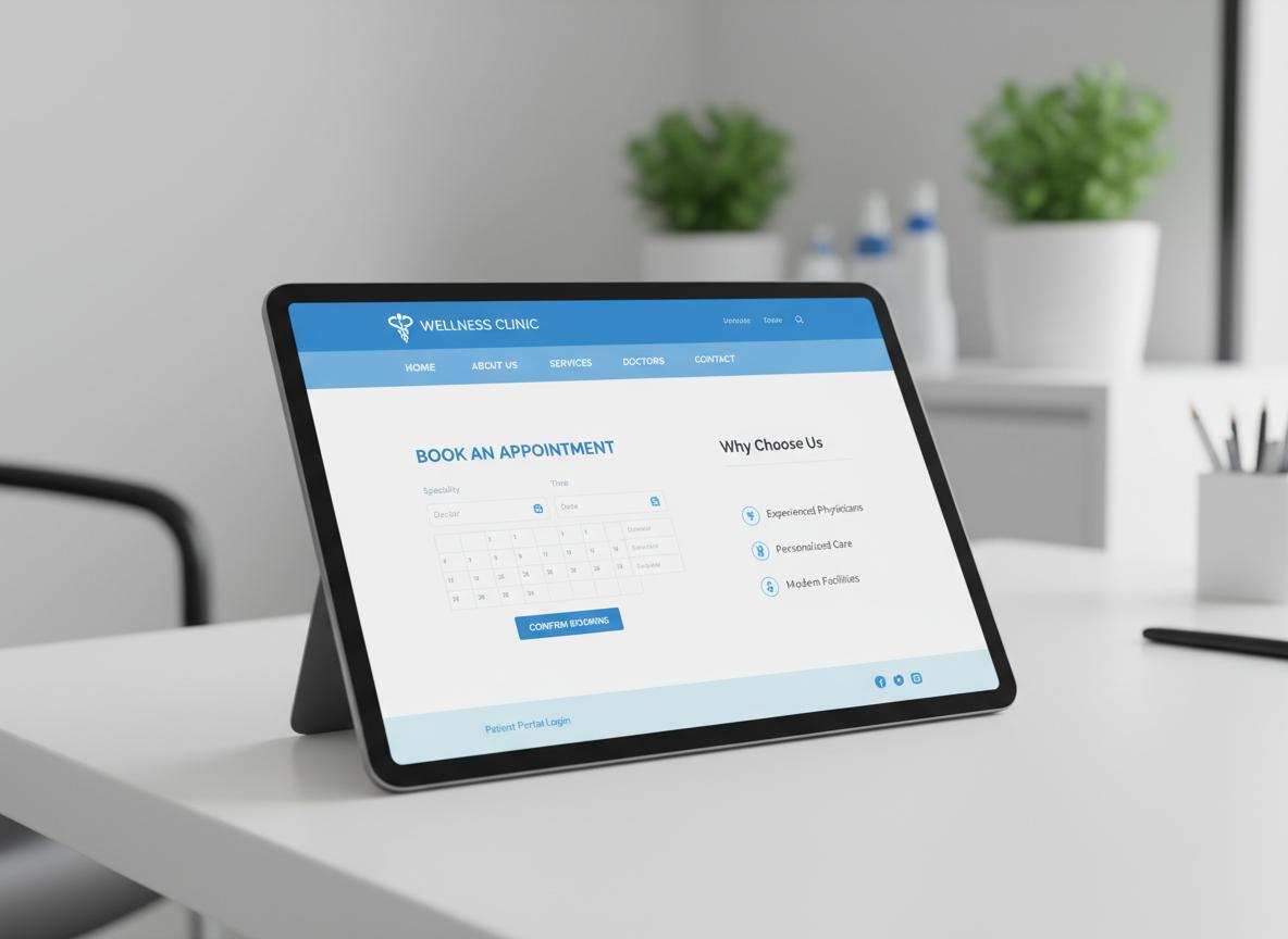 Terveyspalvelun verkkosivu